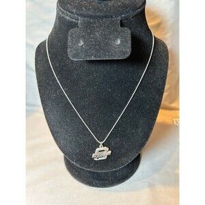 NCAA Oklahoma State Cowboys Silver Tone Necklace